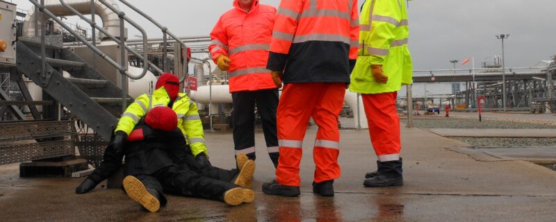 Emergency exercises on site